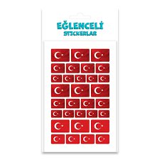 KESKİN PUFFY STİCKER BAYRAK