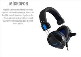 SNOPY SN-R4 SİYAH BAŞ ÜSTÜ MİKROFONLU