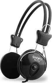 SNOPY SN-715 BAŞ ÜSTÜ YAKADAN MİKROFONLU KULAKLIK