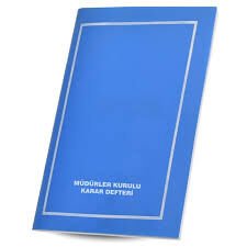 GÜLPAŞ MÜDÜRLER KURULU KARAR DEFTERİ PLS.KPK. 132