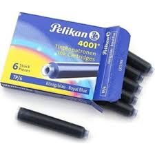 PELİKAN 4001 6'LI MAVİ DOLMA KALEM KARTUŞU