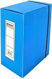 ÜÇGEN PROJE KUTUSU 29X36X15 CM MAVİ