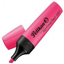 PELİKAN 490 PEMBE TEXTMARKER FOSFORLU