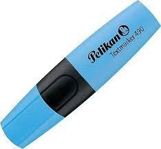 PELİKAN 490 MAVİ TEXTMARKER FOSFORLU