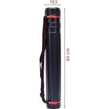 RUBENİS 65X110 PROJE TÜPÜ PLASTİK SİYAH 10.5CM RPT-105