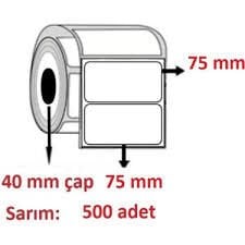 75x75 500LÜ TERMAL BARKOD ETİKET