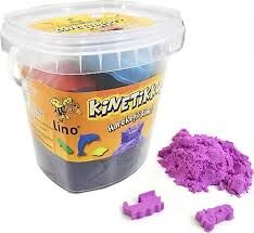 LİNO KİNETİK KUM 500 GR MOR KOVA