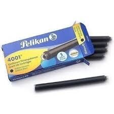 PELİKAN 4001 SİYAH KALEM KARTUŞU DEV ROYAL (5Lİ PK)