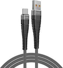 HYTECH HY-X425 3A TYPE-C 1M GRİ DATA ŞARJ KABLOSU