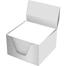 PİN KÜP NOT BEYAZ 9*9