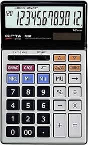 GIPTA HESAP MAKİNASI 12HANE MASA TİPİ