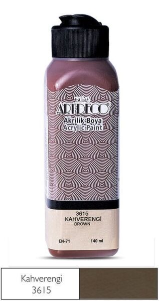 ARTDECO AKRİLİK BOYA 140ML KAHVERENGİ 3615