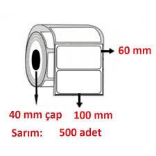 60x100 500Lİ TERMAL BARKOD ETİKETİ