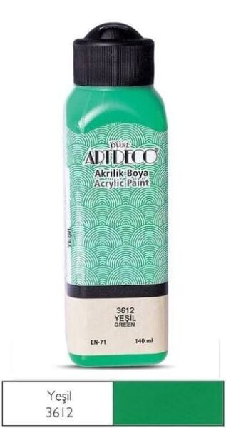 ARTDECO AKRİLİK BOYA 140ML YEŞİL 3612