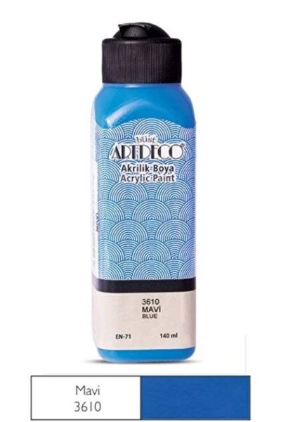 ARTDECO AKRİLİK BOYA 140ML MAVİ 3610