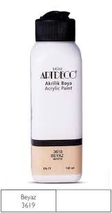 ARTDECO AKRİLİK BOYA 140ML BEYAZ 3619