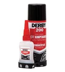 DERBY JAPON AKTİVATÖR HIZLI YAPIŞTIRICI 200+50 ML