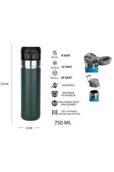 GLOBOX TERMOS BS264-2 YEŞİL 750ML