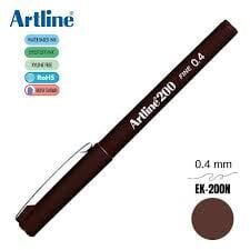 ARTLINE 200N KEÇE UÇLU YAZI KALEMİ 0.4MM KOYU KAHVERENGİ