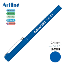 ARTLINE 200N KEÇE UÇLU YAZI KALEMİ 0.4MM ROYAL MAVİ
