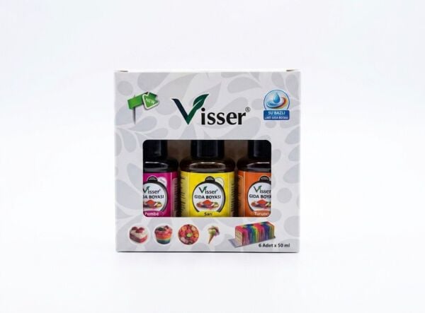 VİSSER GIDA BOYASI 50MLX6 RENK 09011