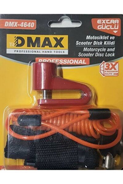 DMAX MOTOSİKLET VE SCOOTER DİSK KİLİDİ DMX-4640