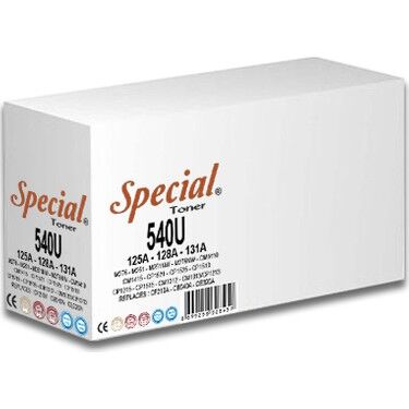 SPECİAL CB540A-CF210A-CE320A SİYAH ÜNİVERSAL TONER