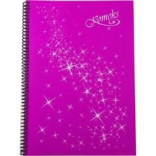 KOMEKS A4 100YP KARELİ SPİRALLİ DEFTER SERT KPK