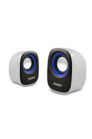 SNOPY SN-120 BEYAZ-MAVİ USB SPEAKER