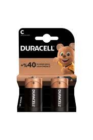 DURACELL 2Lİ LR14\MN1400 ORTA BOY PİL