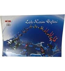 KOMEKS 25x35 SPİRALLİ 15YP RESİM DEFTERİ