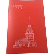 KOMEKS A4 80 YAPRAK ÇİZGİLİ PP KAPAK