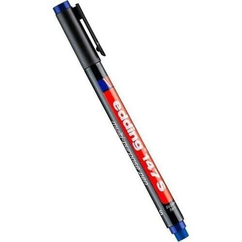 EDDİNG 147S MAVİ ASETAT KALEMİ