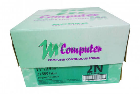MOPAK SÜREKLİ FORM KAĞIDI 2 NÜSHA 1000Lİ 11x24