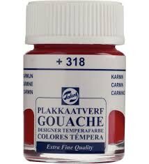 TALENS GOUCHE BOYA 318 CARMINE