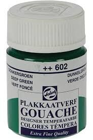 TALENS GOUACHE 602 DEEP GREEN