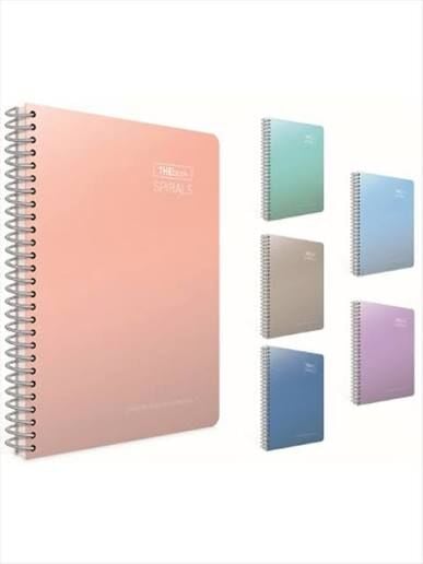 GIPTA 5518 THEBOOK SPİRALS SP. SERT KP.DF. 17X24 140YP.ÇİZ.