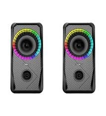MİKADO MD-S26 JOY 2.0 MULTİMEDİA 3W*2 SİYAH USB RGB IŞIKLI GAMİNG SPEAKER