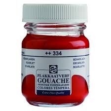 TALENS GOUACHE 334 SCARLET (KIRMIZI)