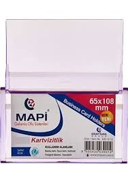 MAPİ 1012 MOR DİKDÖRTGEN KARTVİZİTLİK 65x108