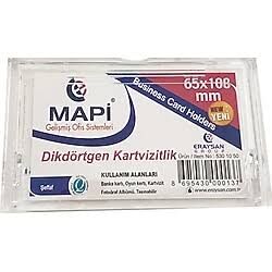 MAPİ 1050 ŞEFFAF DİKDÖRTGEN KARTVİZİTLİK 65x108