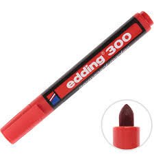 EDDİNG 300 PERMANENT MARKER KIRMIZI