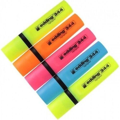 EDDİNG 344 FOSFORLU KALEM 5 RENK