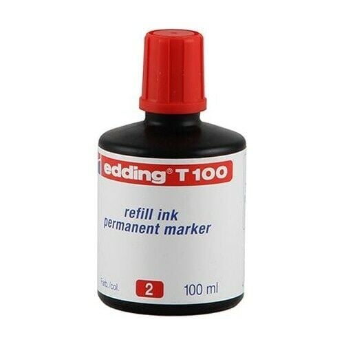 EDDİNG T100 KIRMIZI REFİL İNK PERMANENT MARKER