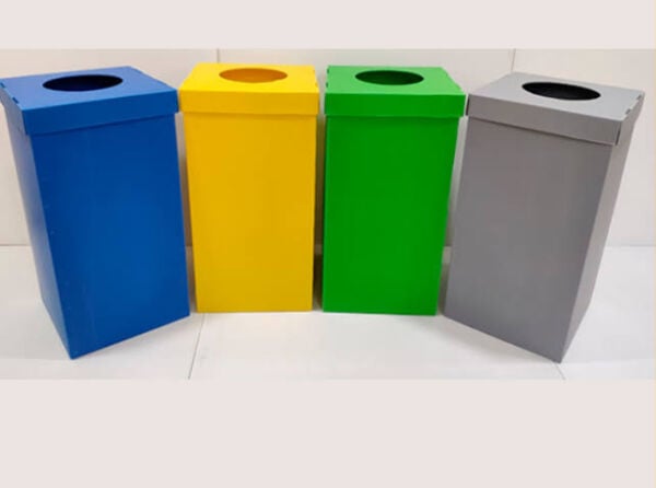 PP OLUKLU SIFIR ATIK KUTUSU 70LT