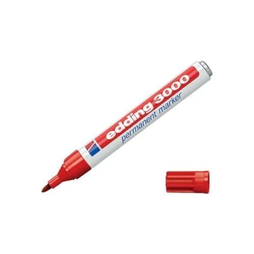 EDDİNG 3000 KIRMIZI PERMANENT MARKER KALEMİ