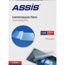 ASSİS A4 LAMİNASYON FİLMİ 125MİCRON PK