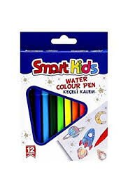 GLOBOX SMART KIDS KEÇELİ KALEM 12 Lİ
