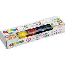 GLOBOX AKRİLİK BOYA 6 RENK