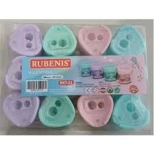 RUBENİS KALEMTRAŞ PASTEL OVAL ÇİFT AÇACAK RKT-23